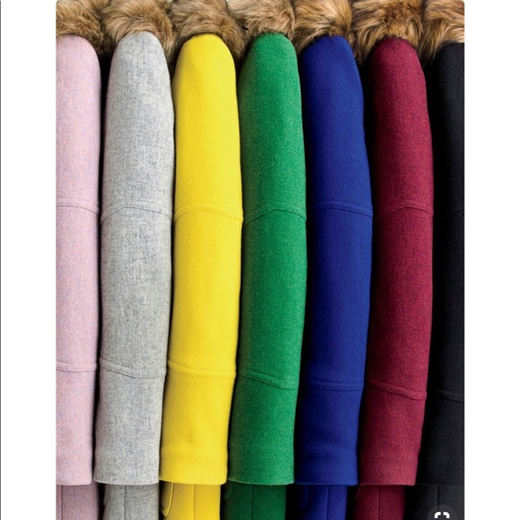 NWT J Crew Heather Fire Red Chateau Parka Stadium Cloth 10 - Picture 2 of 9